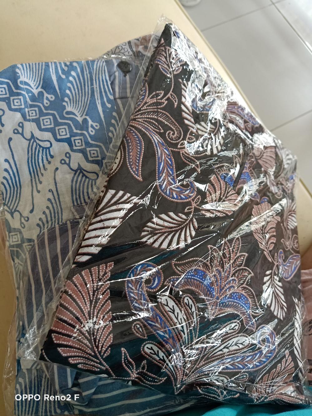 Tey-17 Batik Wanita Asj Sa Hrb026 Kenongo Kemeja Tosca Pendek