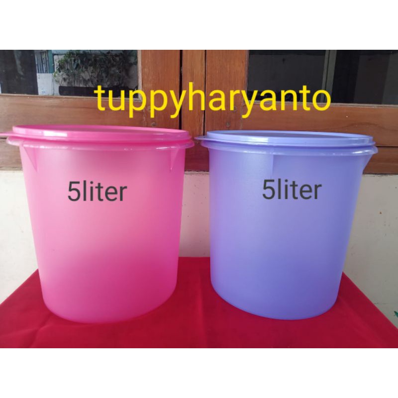 Toples crispy canister 5liter tupperware toples besar / toples serbaguna