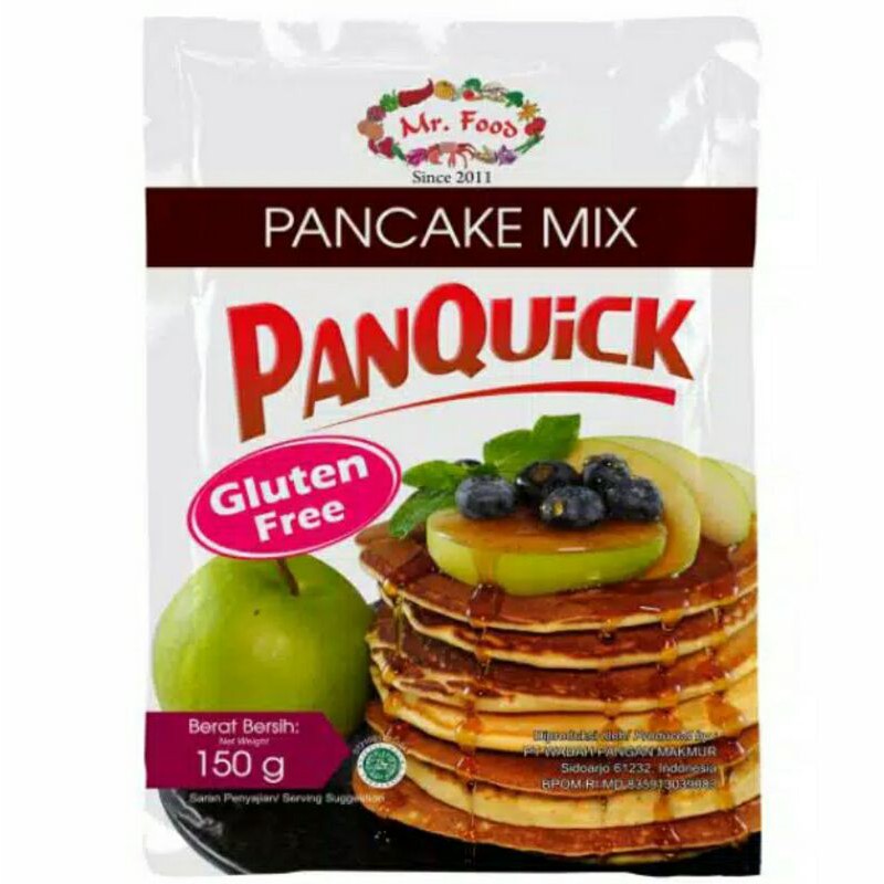 

Tepung Pancake Gluten Free Mr. Food 120 gr