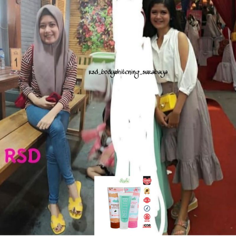 BODY SCRUB RISDA SKIN GLOW RSD (LULUR BADAN RSD)