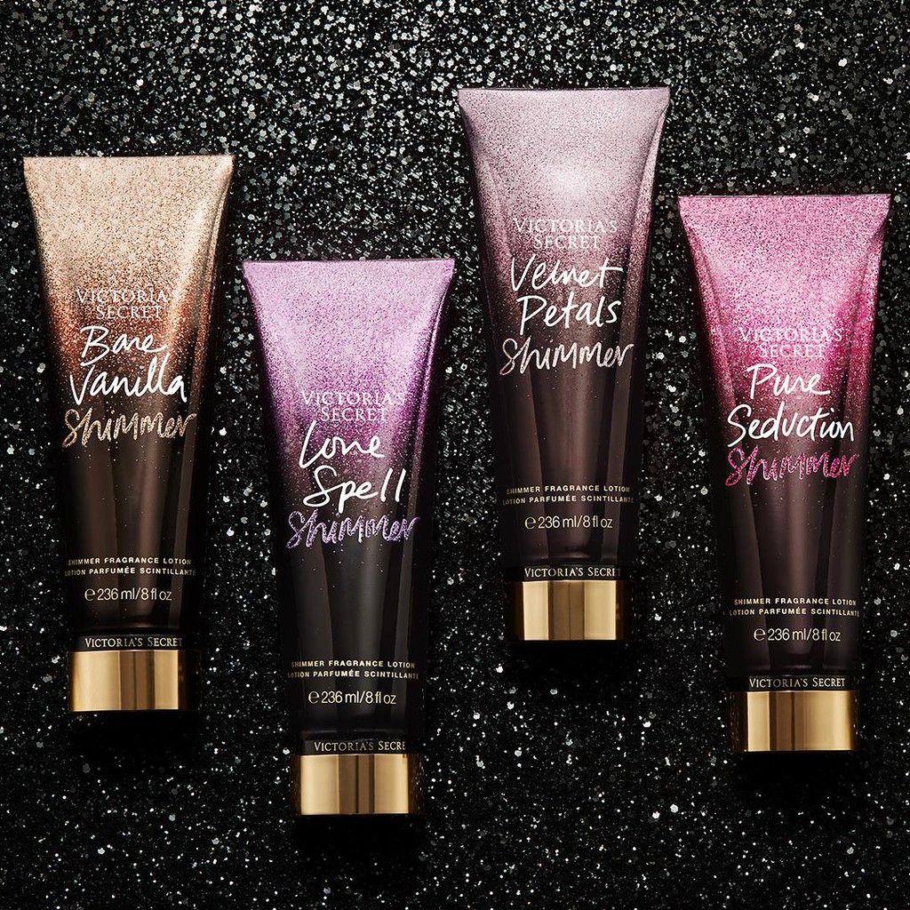 VS Victoria Secret SHIMMER BODY LOTION Pure Seduction / Velvet Petals