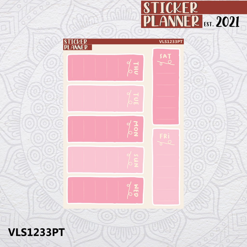 

Valentine Label 3 Sticker Planner | Sticker Sheet, Bujo, Hobonichi, Scrapbook, Journal, & Agenda