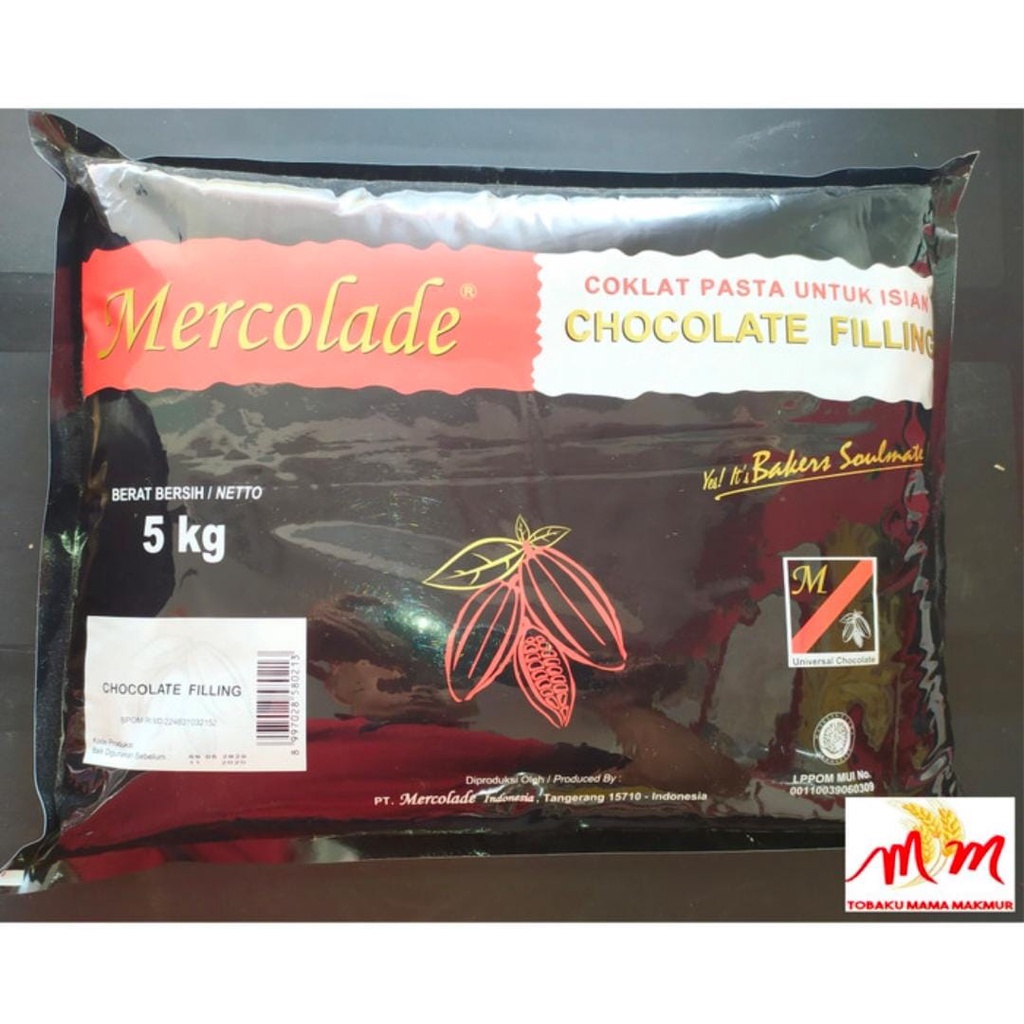 

MERCOLADE FILLING 5KG / ISIAN KUE RASA COKLAT