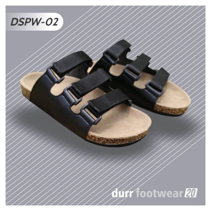 Sandal puyuh pria Casual, Sandal durr footwear 20 original, Sandal slip on pria murah