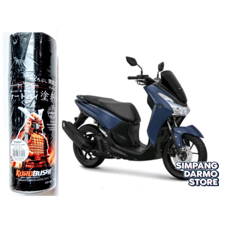 Pilox Pylox SAMURAI Paint Biru Dongker Dop Doff Dof Yamaha Lexy N Max X Max Aerox dll.