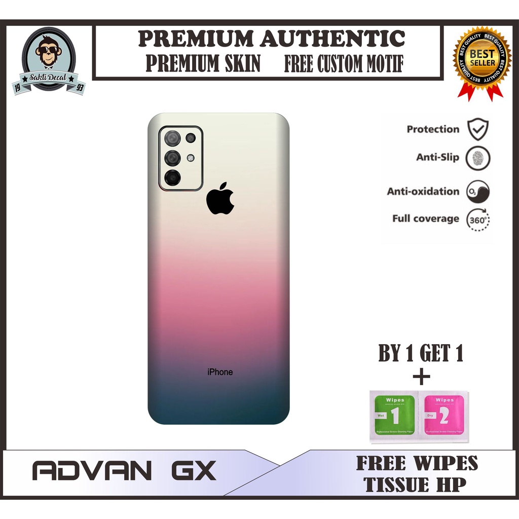 PREMIUM SKIN HP ADVAN GX MOTIF IPHONE