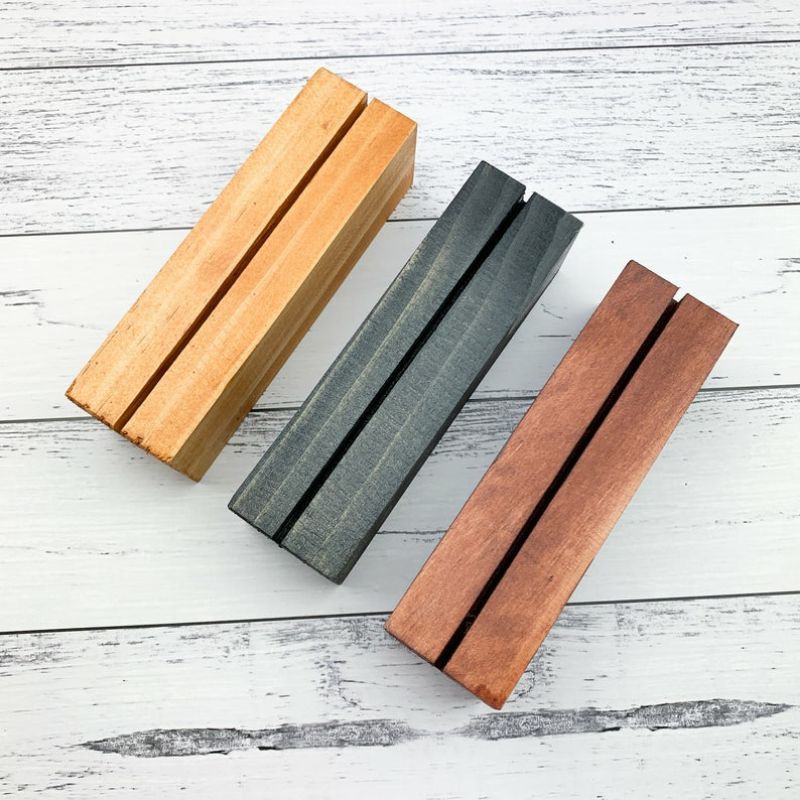 

card holder / akrilik holder / acrylic holder nametag nomor meja 7 cm