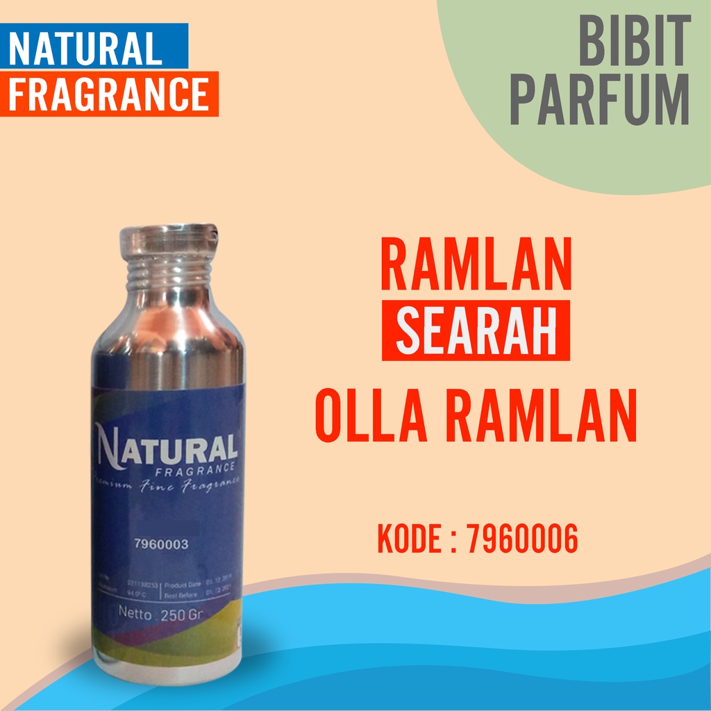 BIBIT PARFUM MURNI OLLA RAMLAN - RAMLAN NATURAL FRAGRANCE 100 ML