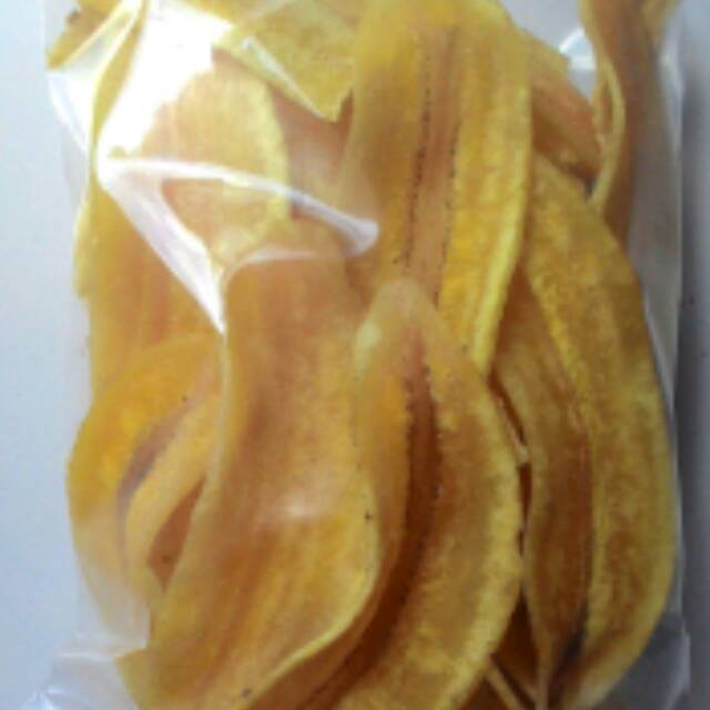 

Kripik pisang kepok.