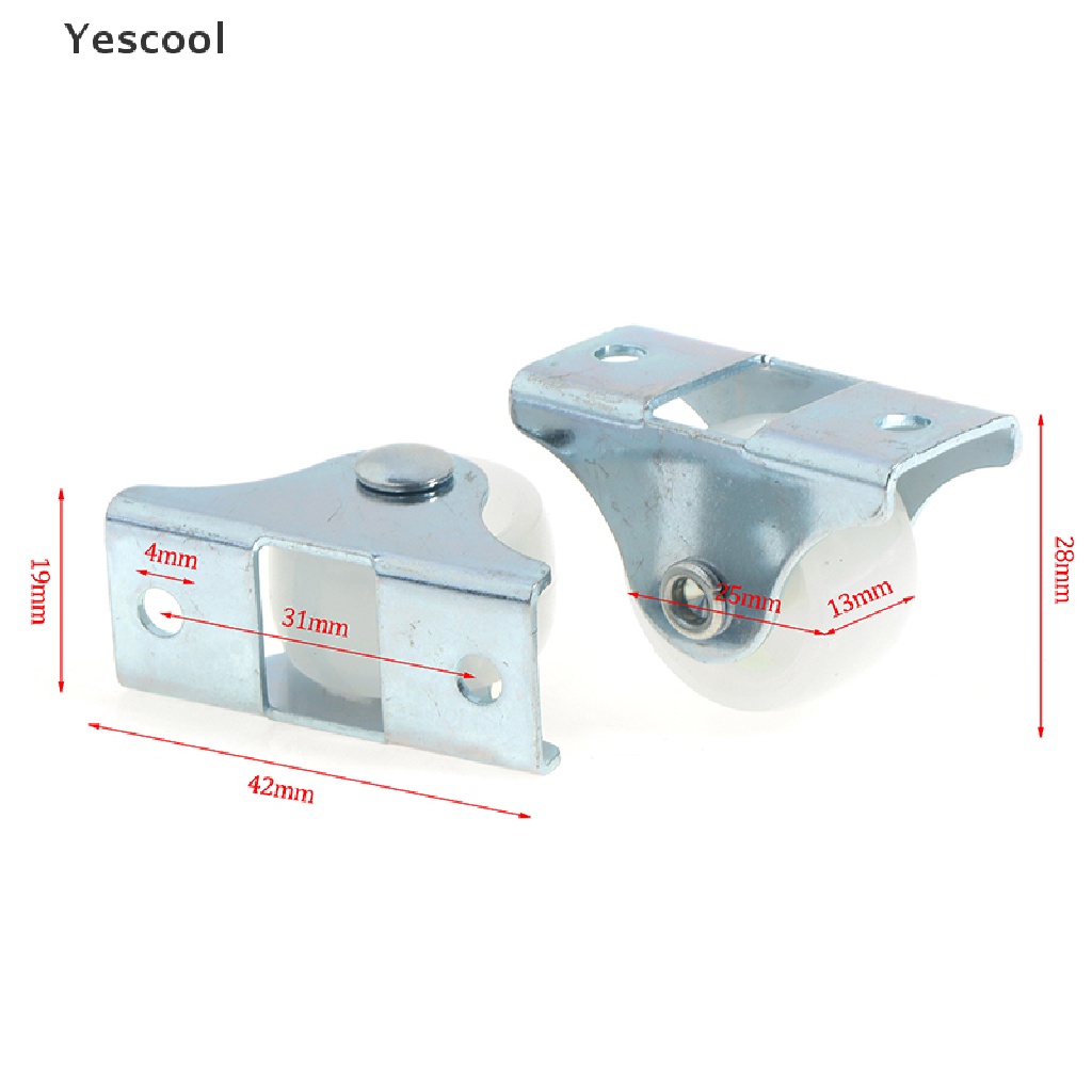 Yescool 4pcs Roda Lacilemari Bahan Plastik Ukuran 1 Inci