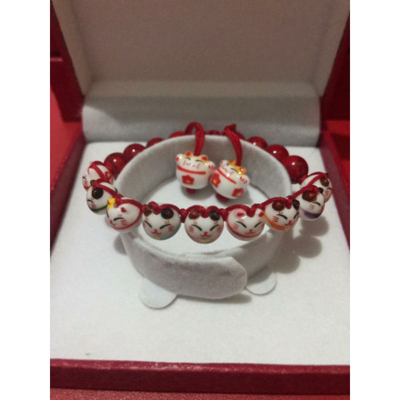 Gelang Lucky Cat, lucky Dhama High Quality