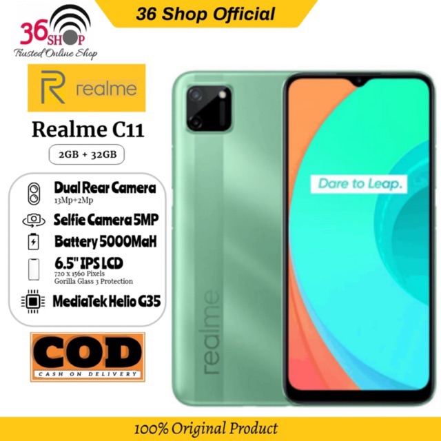 Realme C11 2/32 - 3/32 - Garansi Resmi Realme | Shopee