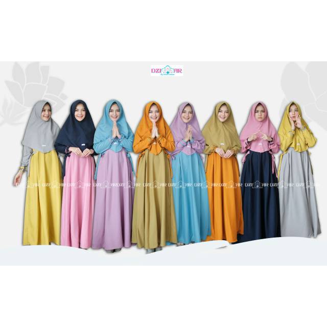 Zafira Two Tone / TT Series  Gamis Set by Dzimar
