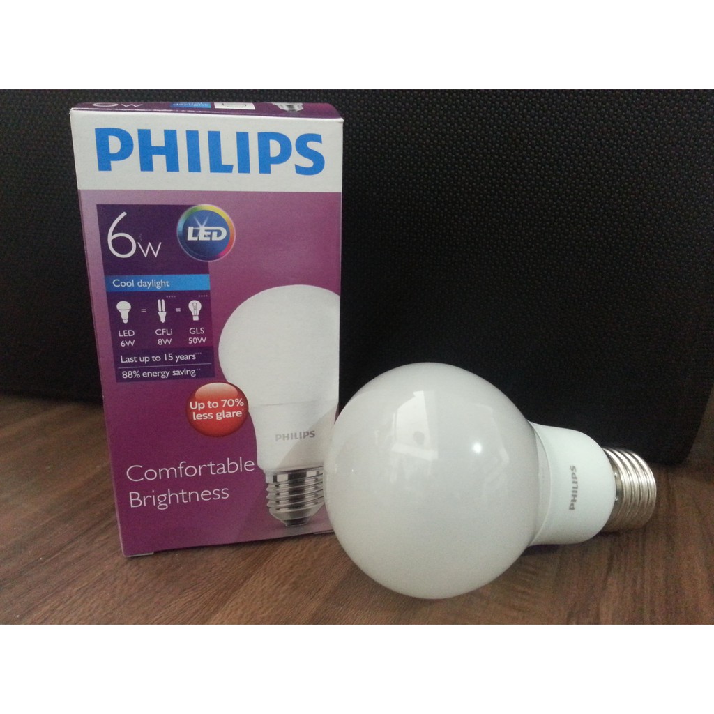 Lampu LED Philips 6W hemat energi