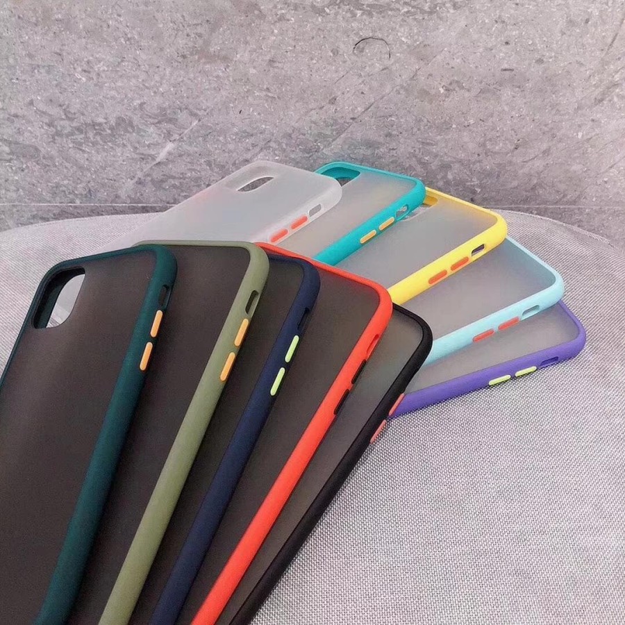 Case IP X XS XR XS MAX Case Dove Matte Mychoice Transparan Slim Case Fuze Macaron