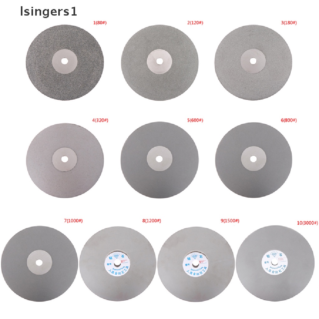 (lsingers1) Roda Gerinda Lapis Berlian Diameter 6 &quot;/ 150mm 80-3000#