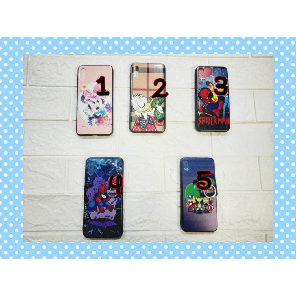 CASE SAMSUNG GALAXIM 10 MOTIF KARTUN MICIMOS SEPIDERMAN HULK IJO