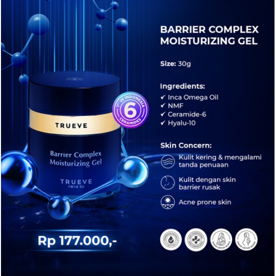 Trueve Moisturizing Gel Barrier Complex | Advanced Brightening 30g