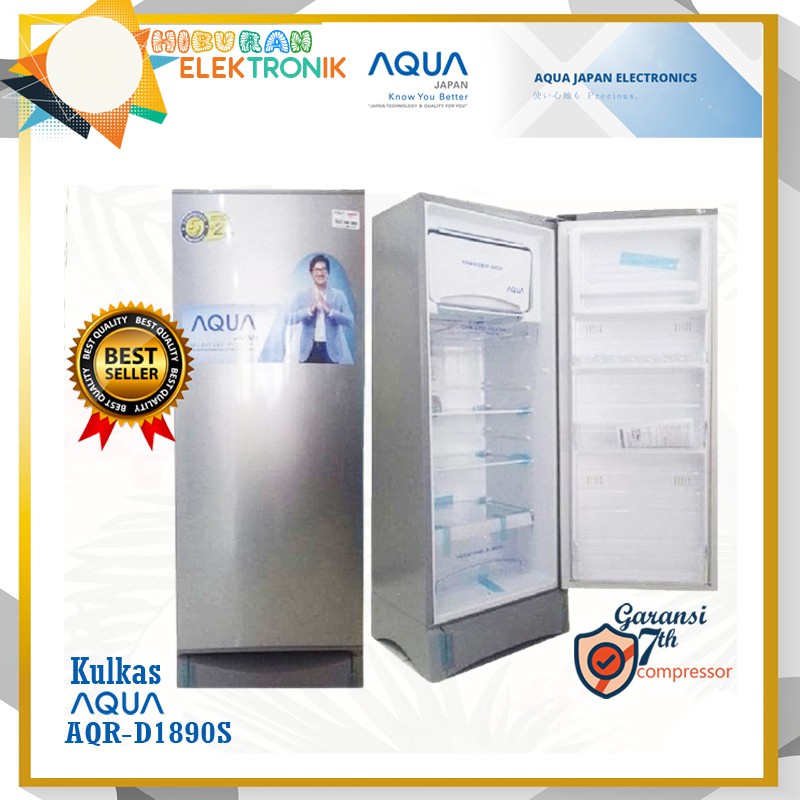 KULKAS AQUA AQRD -190 DS 1 PINTU