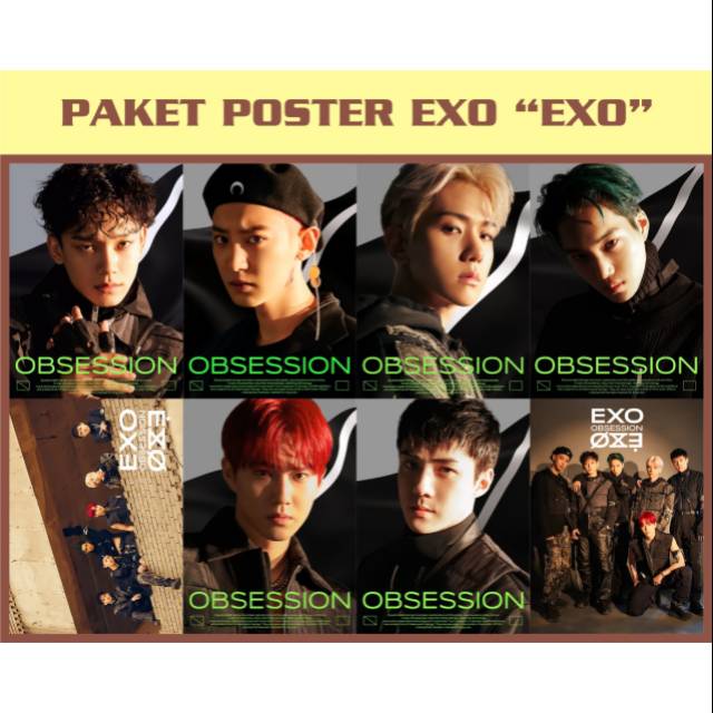 EXO OBSESSION POSTER SET