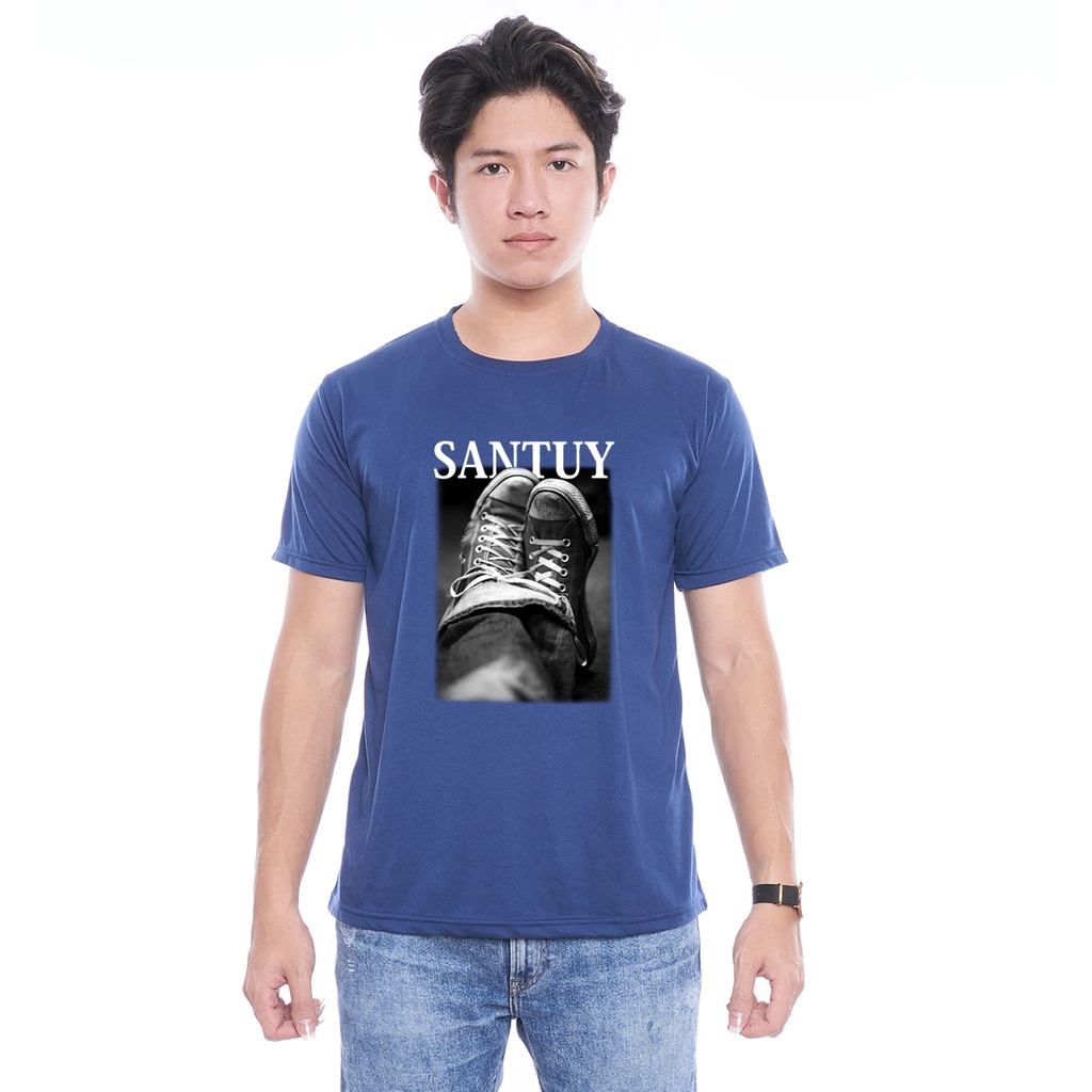 Kaos Oblong Pendek Gambar Santuy