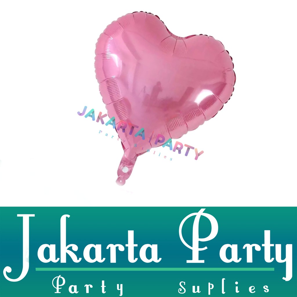 Balon Foil Love Mini Pink / Balon Love / Balon Hati Mini