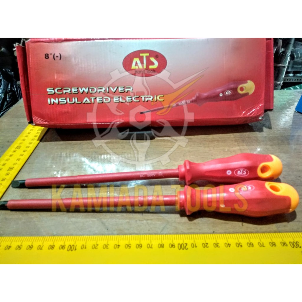 Obeng Listrik 8" Minus ATS/ Obeng Listrik 300mm MInus ATS/ Obeng Elektrik 8" Minus ATS