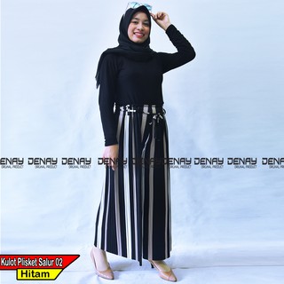  CELANA  KULOT PLISKET  SALUR  02 Wanita Premium Mode Kulot 