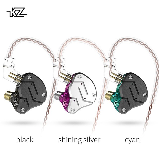 KZ ZSN Pro Earphone In-ear 1BA+1DD Hybrid Technology Silver