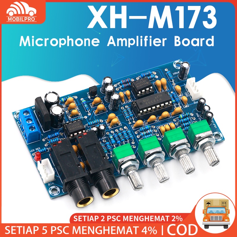 microphone amplifier board Karaoke reverberation board XH-M173