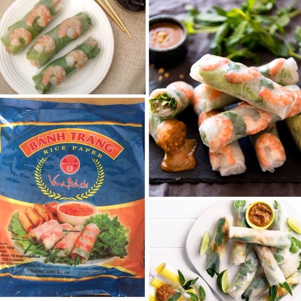 

Pasti murah Rice paper vietnam banh trang 22cm 400gr 95