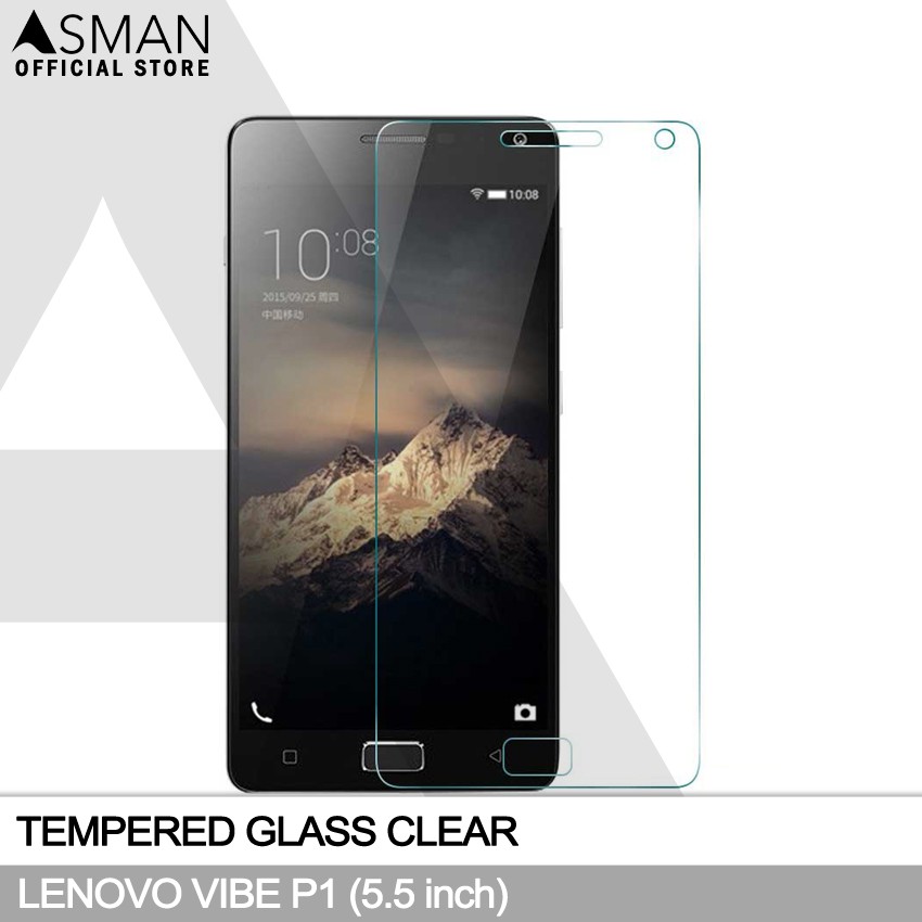 Tempered Glass Lenovo Vibe P1 (5.5&quot;) | Anti Gores Pelindung Layar Kaca - Bening