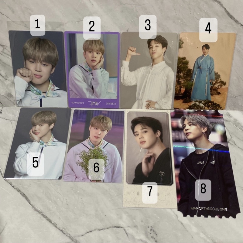 Official BTS JIMIN pc mini photocard pc dalmajung mots one little wishes swz sowoozoo ptd permission