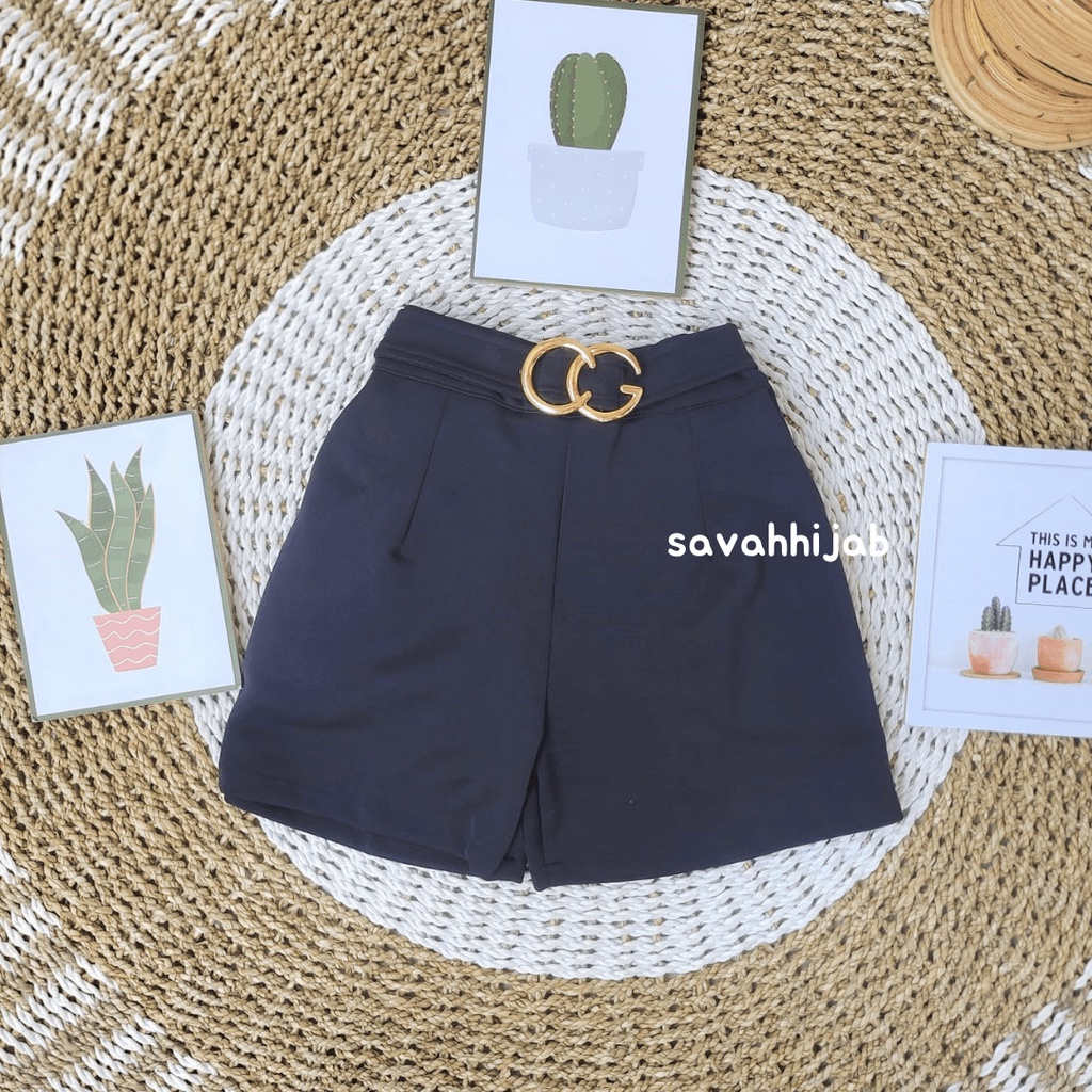 CELANA PENDEK SCUBA BELT / SHORT PANTS WANITA