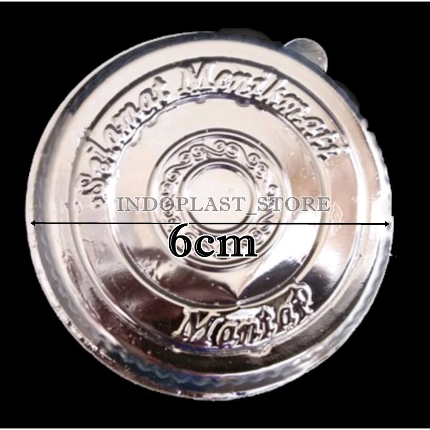 Tutup Gelas Plastik/Tutup Jelly/Tutup Cup Puding/Cup Jelly UP 50pcs