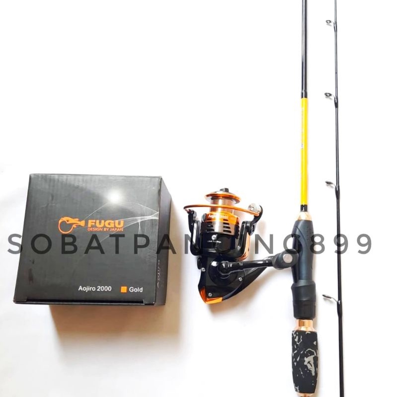 joran set koinobori heiki 1.50m 1.65m  + reel aojiro 2000