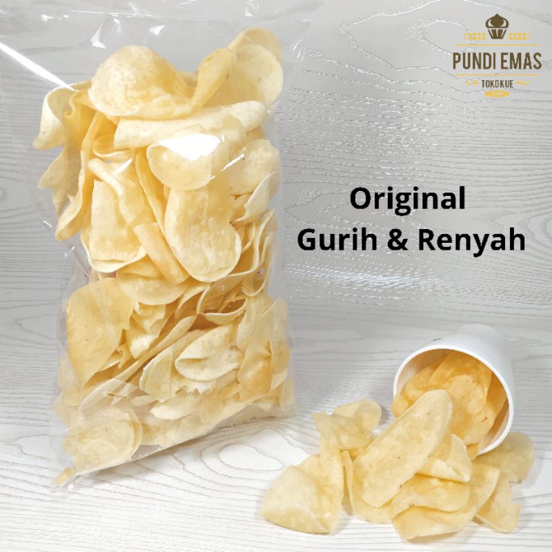 Keripik Singkong 1kg / Keripik Singkong GETUK Asin Gurih Kiloan