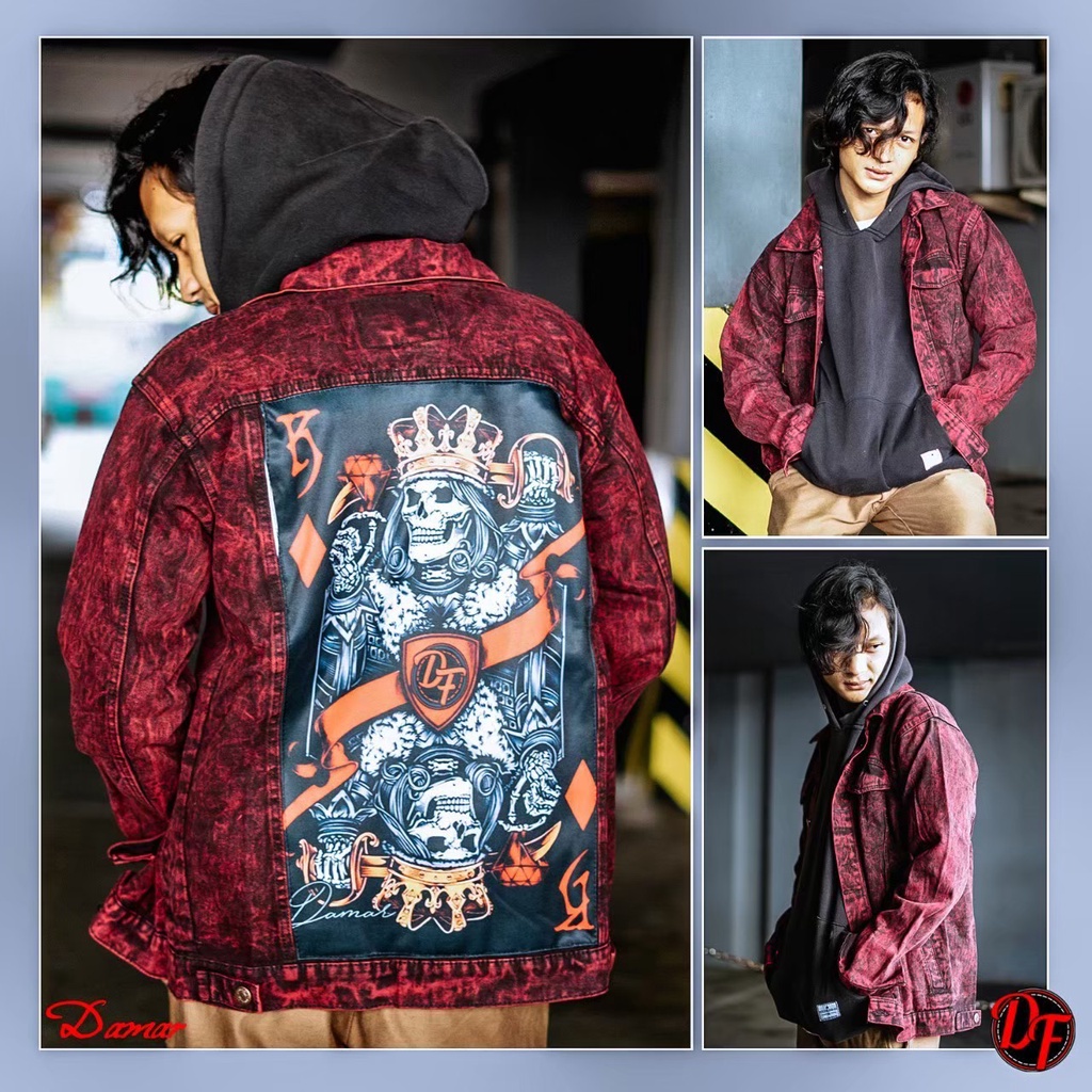 JAKET JEANS PRINTING ANAK REMAJA GAUL KEKINIAN LAGI HITS TRENDY 2022-JAKET JEANS SANDWASH GAMBAR INDIAN BISA BAYAR DI TEMPAT