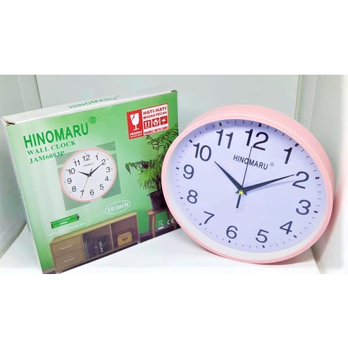 Jam Dinding Minimalis Colourfull 25CM Tulisan Besar Jam Minimalis Jam Dinding Hinomaru elegan elegance wall clock tembok 25 CM mirip jam dinding edison jam edison vitage jam kuning jam dinding pink jam dinding hijau tosca