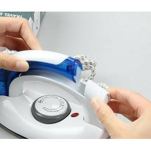 Setrika Uap Mini Iron Lipat Strika Steam Travel Steamer Bisa Dilipat