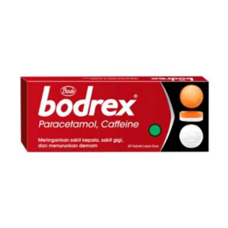 Bodrex Tablet 1 kotak (isi 20 tablet) Obat sakit kepala / demam