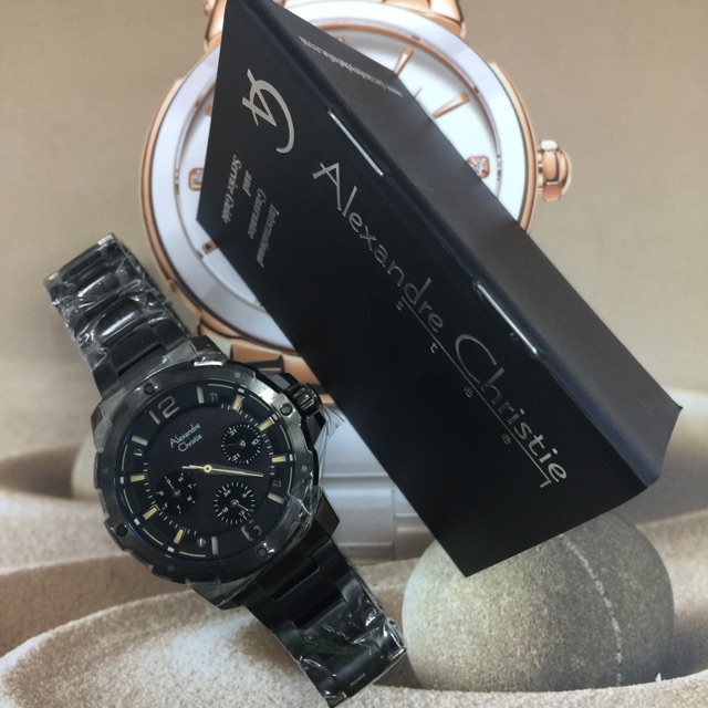 Alexander cristie rantai hitam wanita 6410 BF