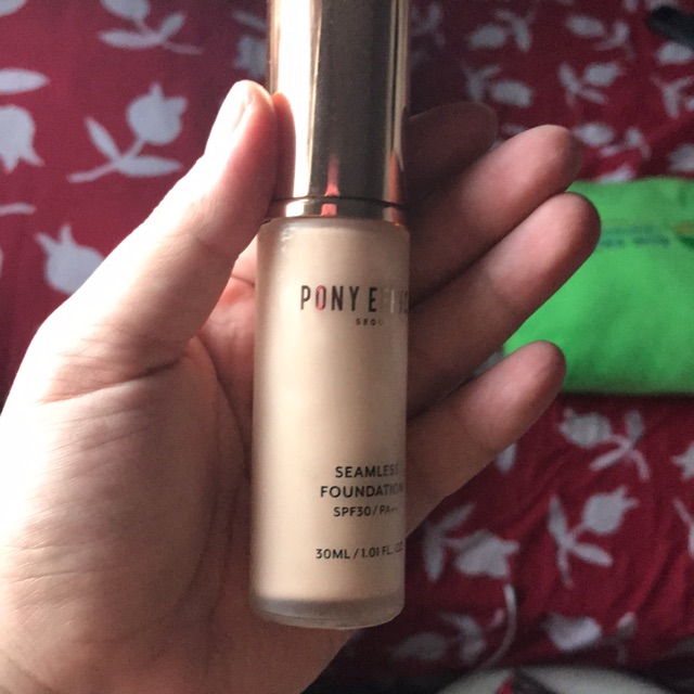 PONY EFFECT seamless foundation #rossybeige