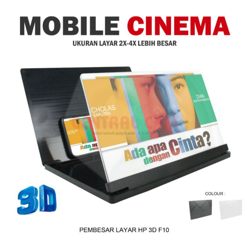 Pembesar layar 3D F10 | kaca pembesar 3D