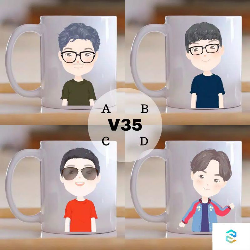 Mug Custom Unik Lucu AVATAR-V35
