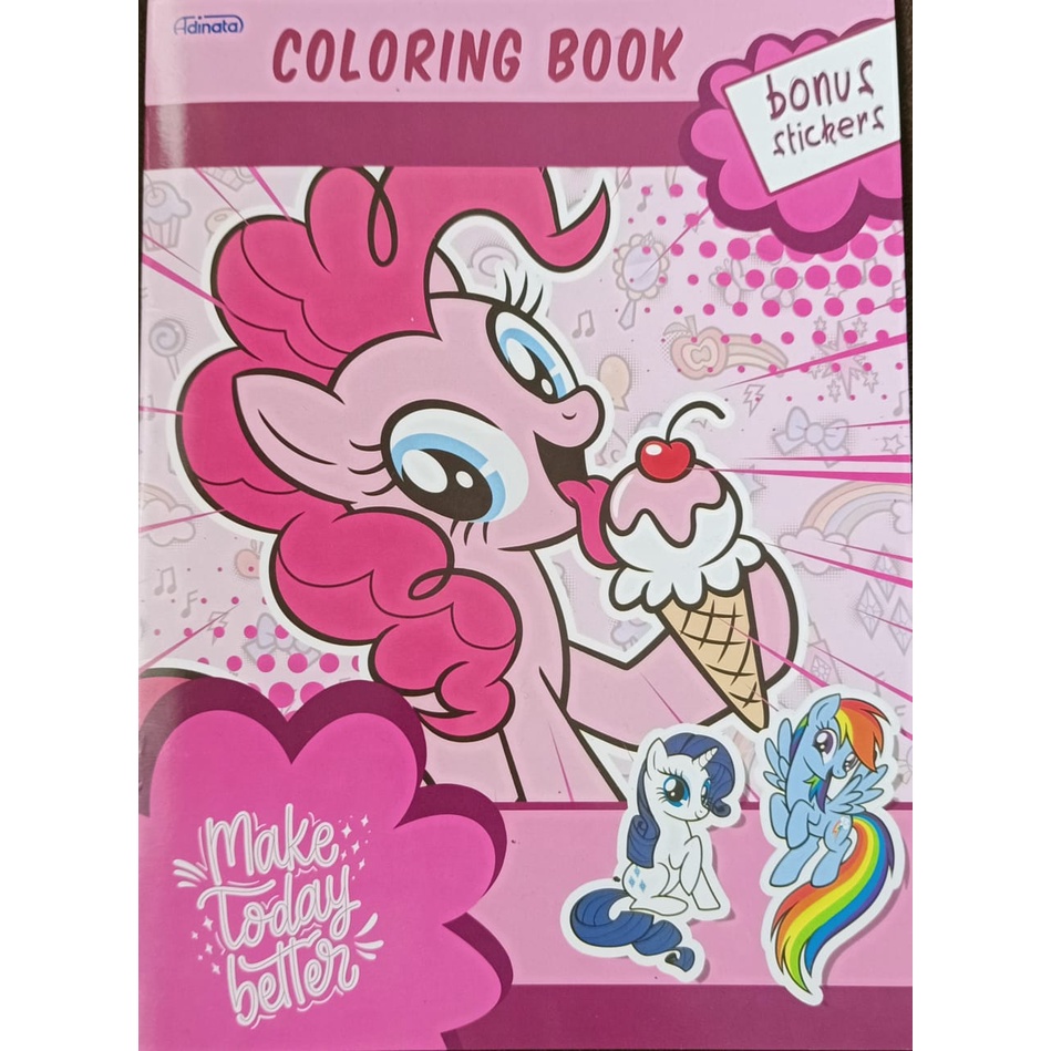 Jual Buku Mewarnai / Coloring Book My Little Pony " Make Today Better