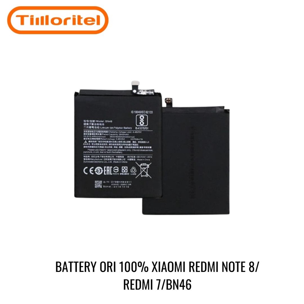 BATTERY BATERAI BATRE ORIGINAL XIAOMI REDMI 7 / REDMI NOTE 8 / BN46