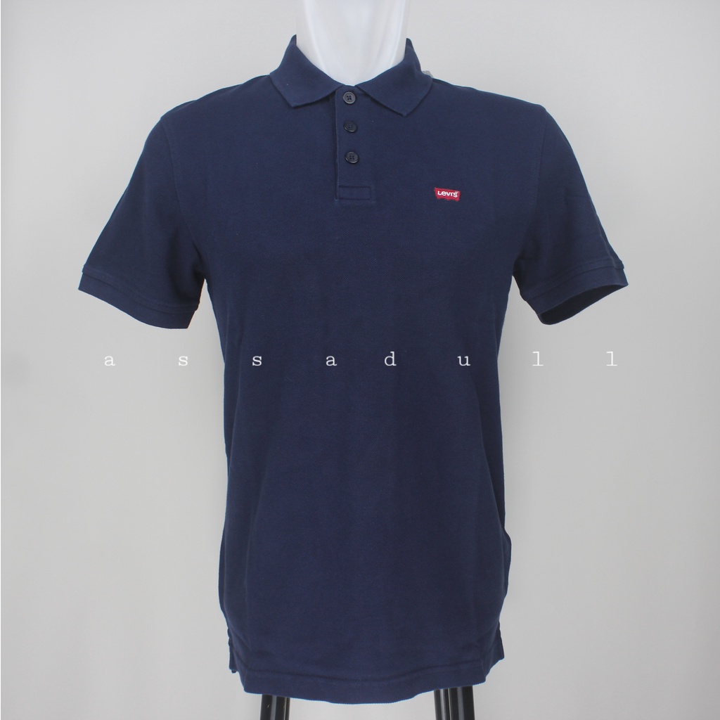 LEVI'S ORIGINAL - New Levis Housemark Polo Crimson - Kaos  Kerah Levi's Asli 100% (35883-0005)