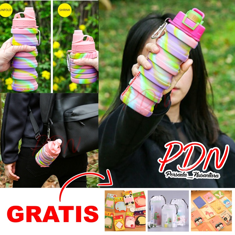 BOTOL AIR MINUM 500ML KOREA VIRAL AESTHETIC BOTOL MINUM OLAHRAGA BPA FREE BOTOL AIR LIPAT SPORT BOTO