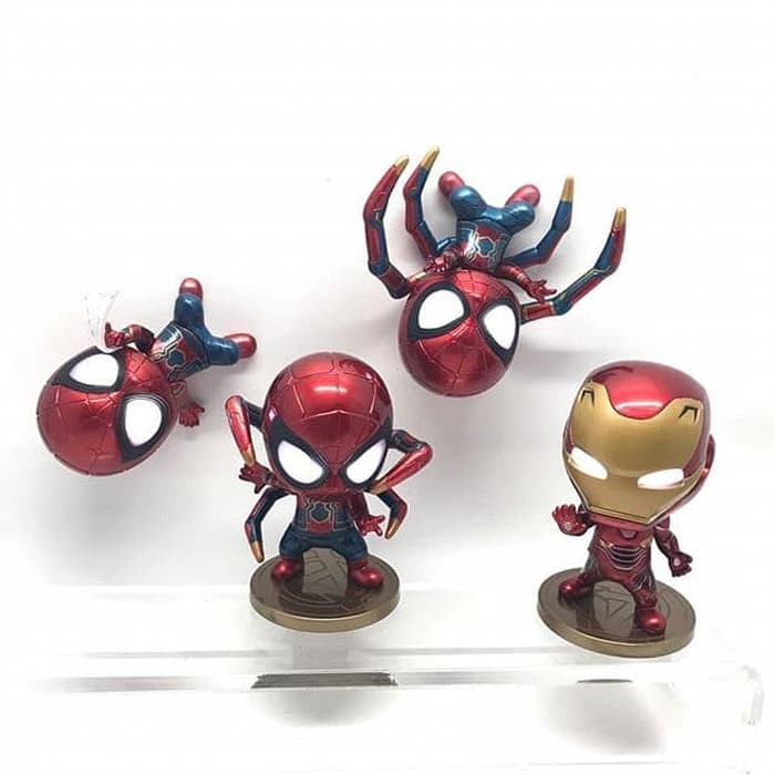 mainan anak Iron spider lampu mainan anak laki laki